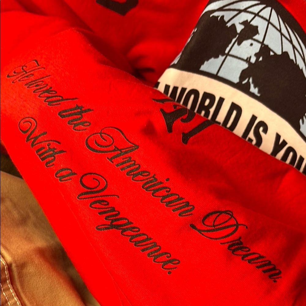 NEW Scarface Red Graphic T-Shirt